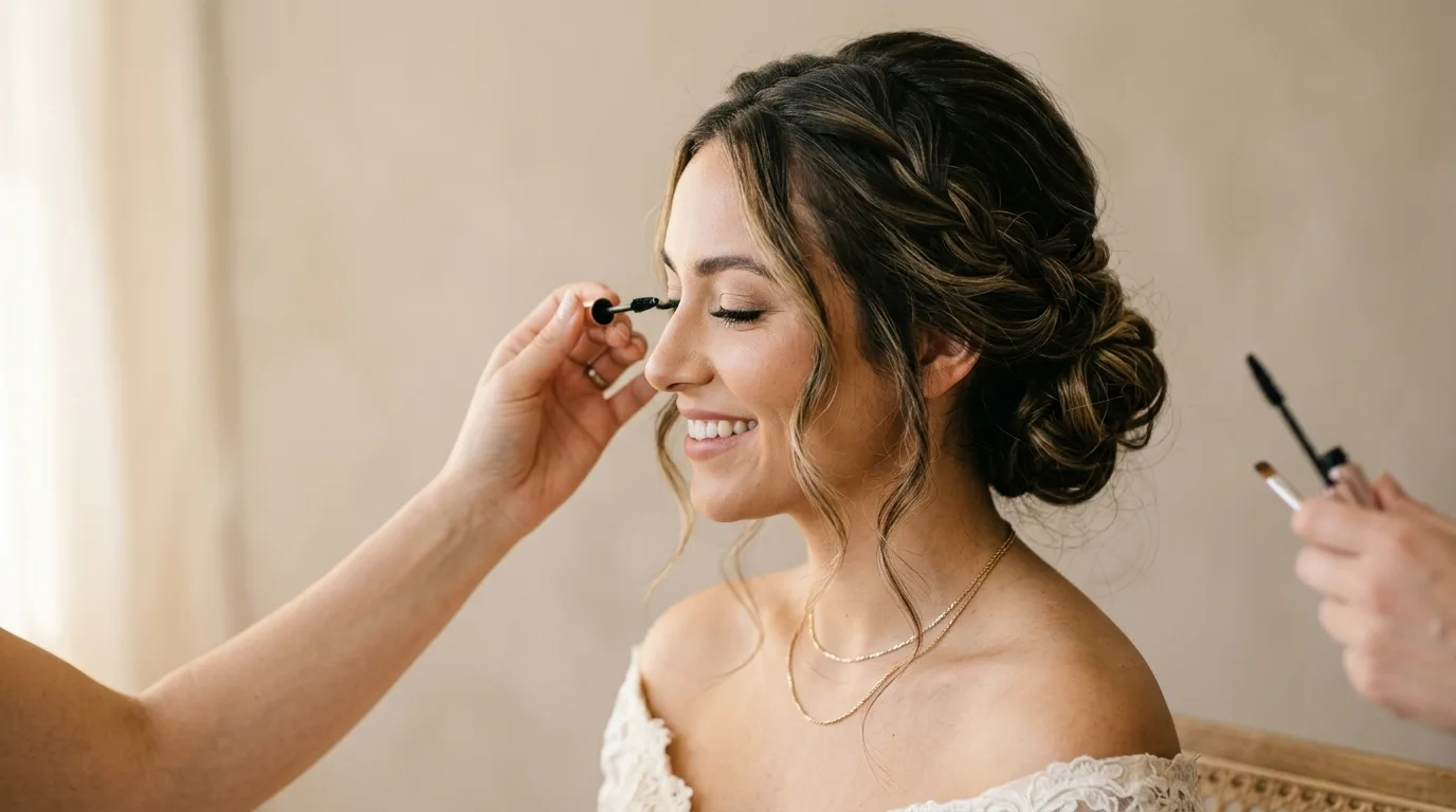 Servicio de peinado y maquillaje para novias en Mónica Cruz