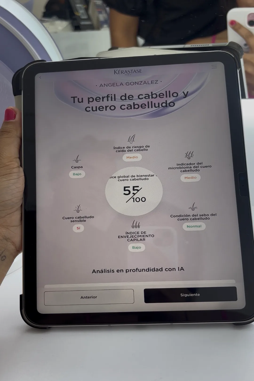 Resultado del análisis digital KSCAN con Inteligencia Artificial